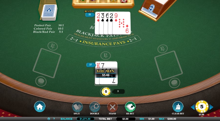 How to play Blackjack Cashback