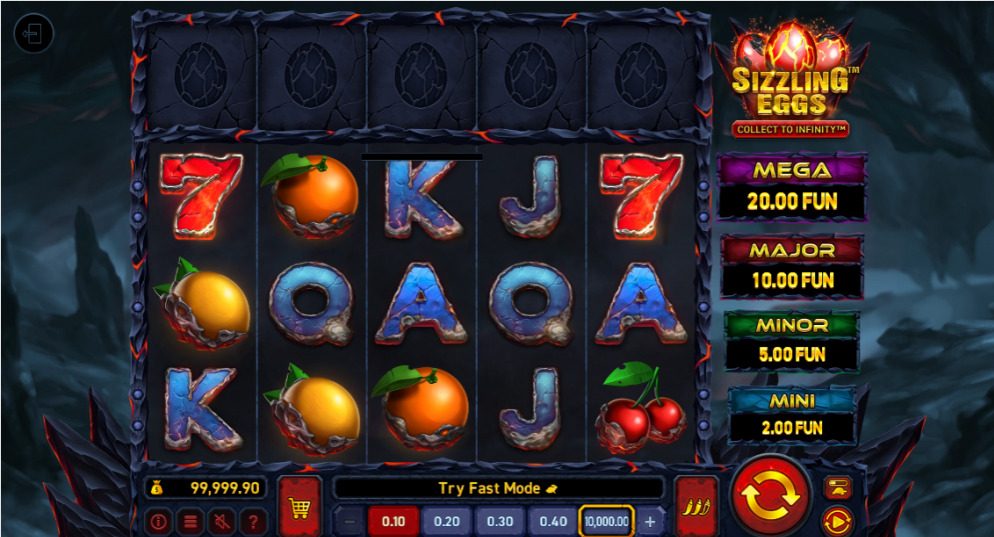 Hur man spelar Sizzling Eggs slot