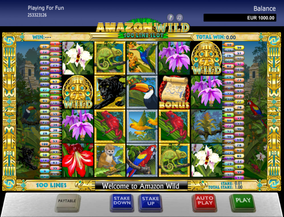 Amazon Wild Slot Gameplay