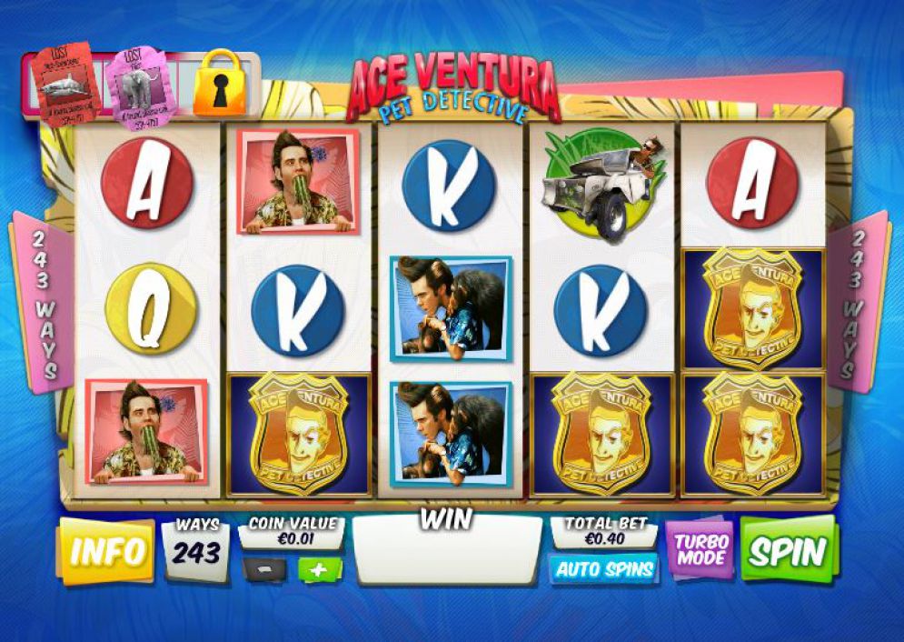 Gameplay of Ace Ventura slot