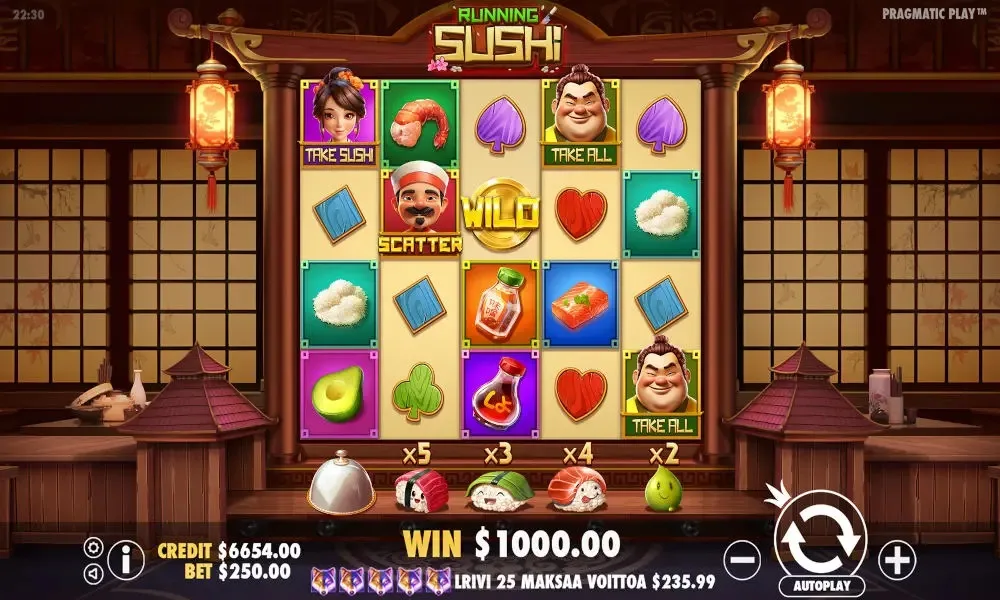 running sushi  game guide