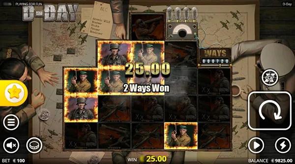 Nolimit war-themed game