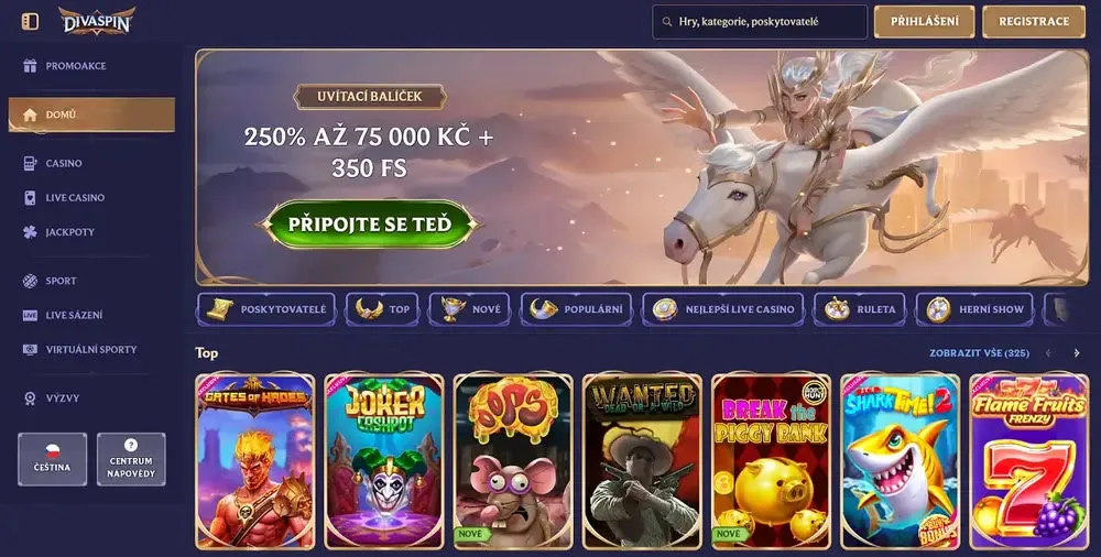 Bonus de bienvenue Diva Spin
